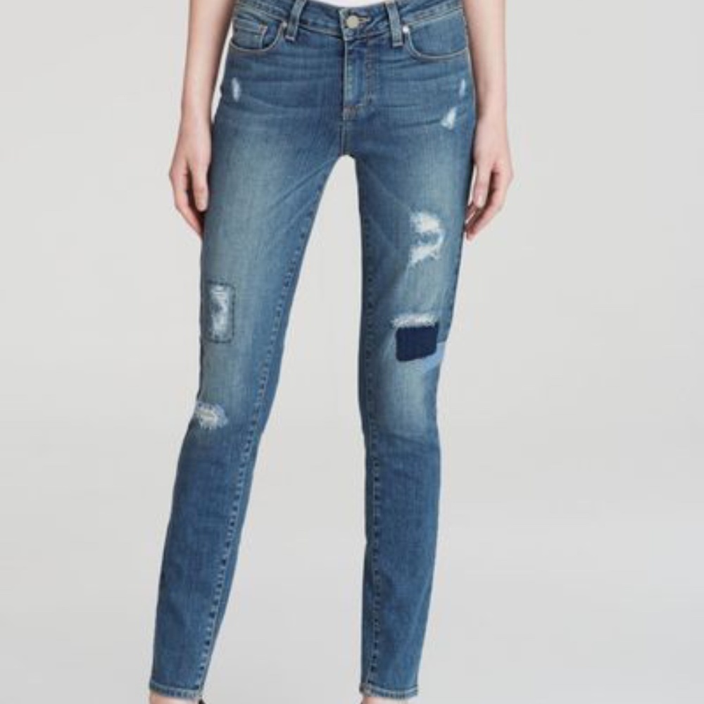 Paige Verdugo Ultra Skinny Jeans with rips